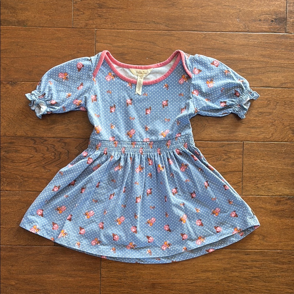 Matilda Jane Blue Puff Sleeve Blouse